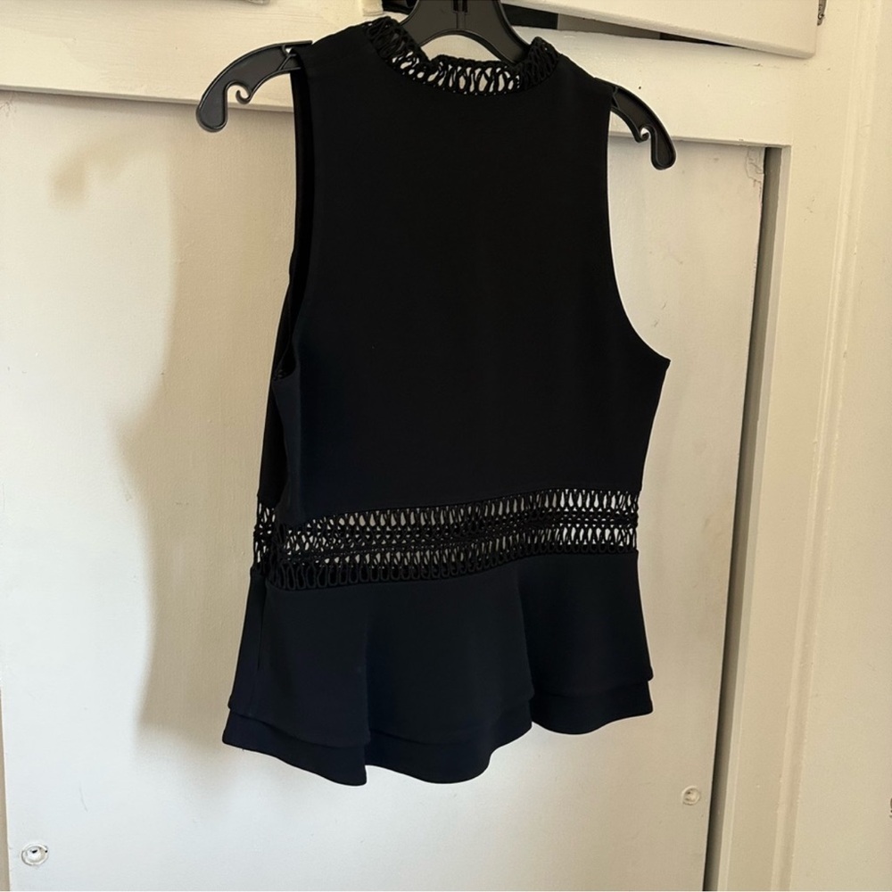 CLEARANCE Jonathan simkhai latice lace insert v neck top FINAL PRICE - Picture 2 of 4